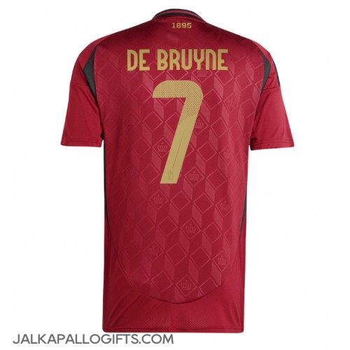 Belgia Kevin De Bruyne #7 Kotipaita EM-Kisat 2024 Lyhythihainen